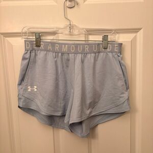 Under Armour Women's Sky Blue Athletic Shorts